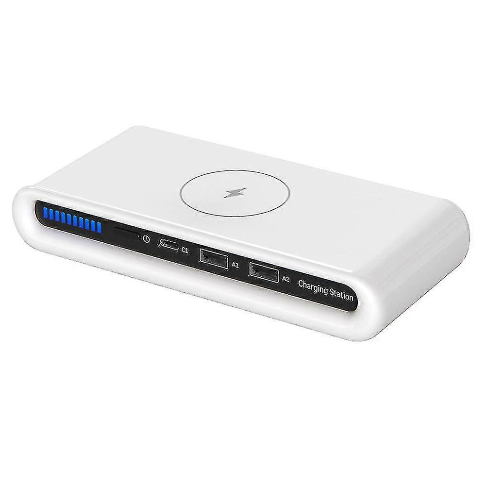 4 In 1 Usb Type C Hub 15w Wireless Charr -port Qc3.0 Fast Charging Led Indicator For Et