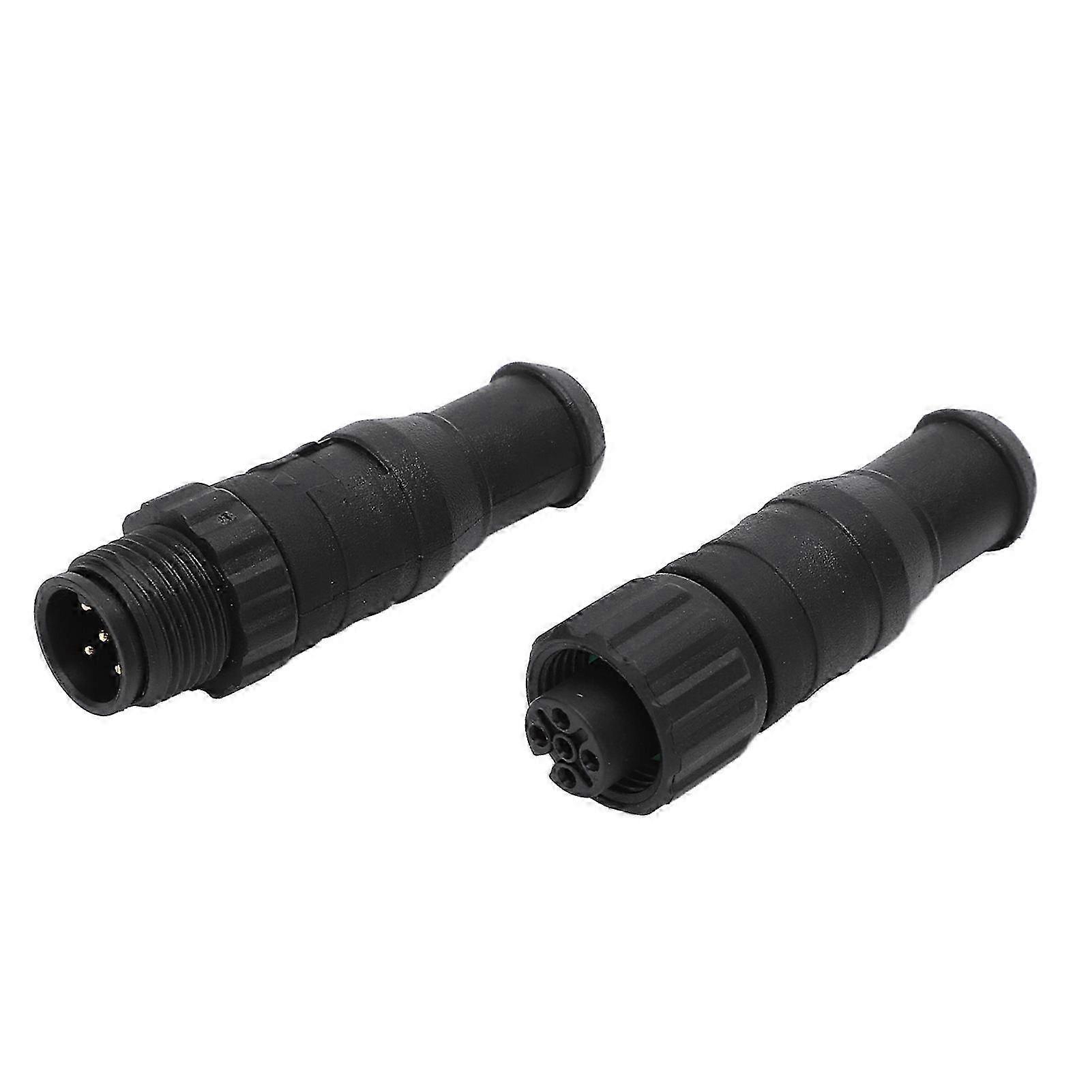 2PCS البحرية ل NMEA 2000 المنهيات M12 ذكر أنثى 5 دبوس IP67 مقاوم للماء لشبكات Lowrance