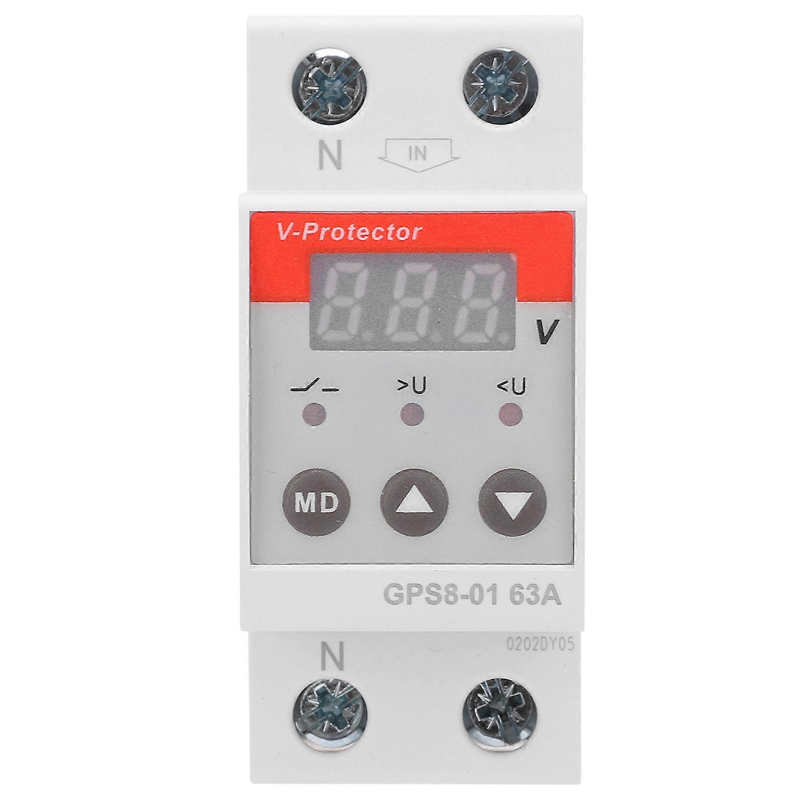Surge Protection Device SelfResetting Digital Display Voltage Current Protect GPS801U