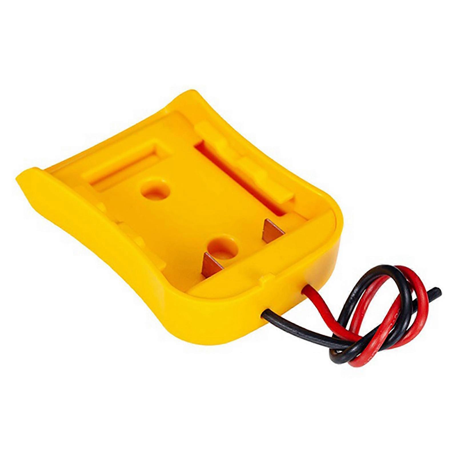 Battery Adapter for 18V 20V MAX Battery Dock Holder Power Mount Connector with 12 Gauge Robotics Power Tools