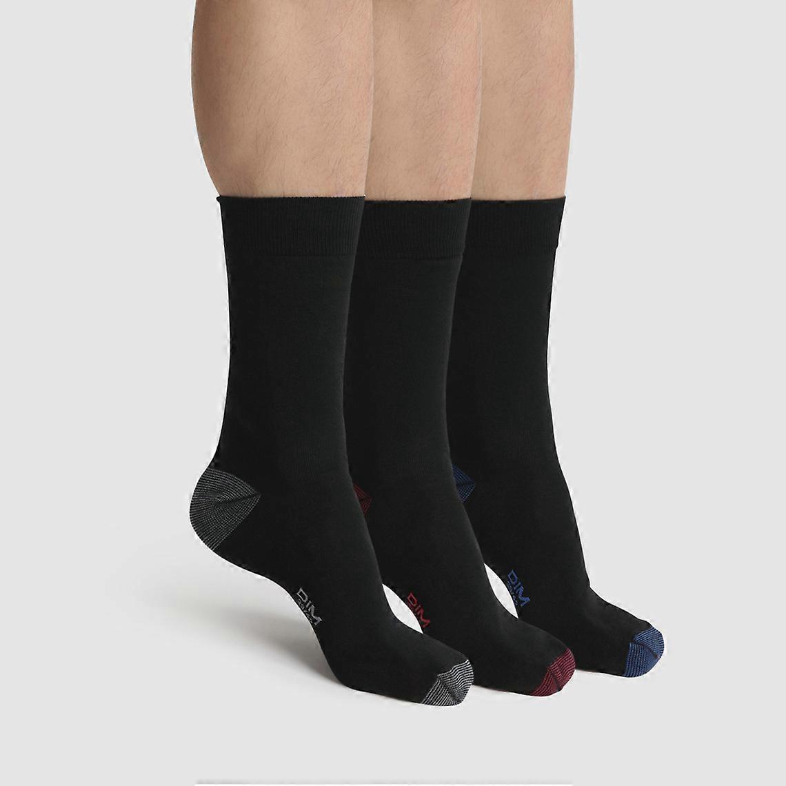 Mid-sock cotton style remeshed toes