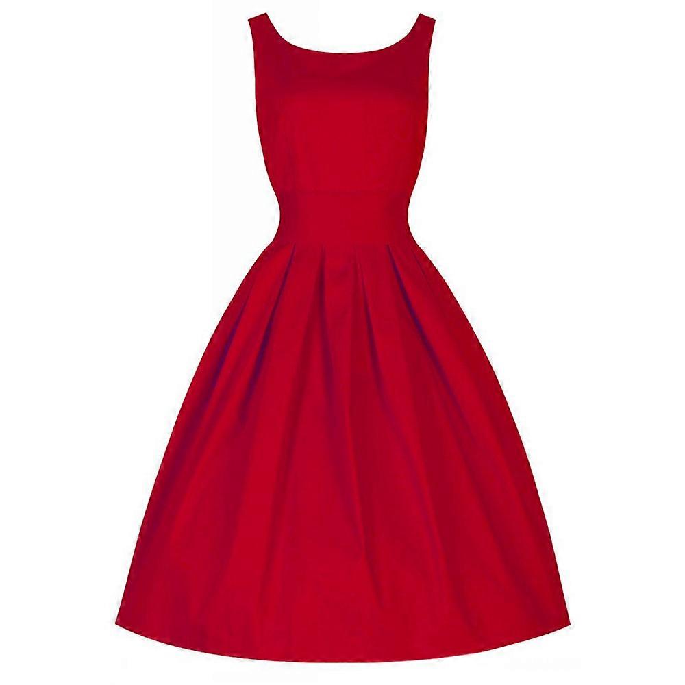 Vintage 50's Jurk Hepburn Style Solid Bubble Rok
