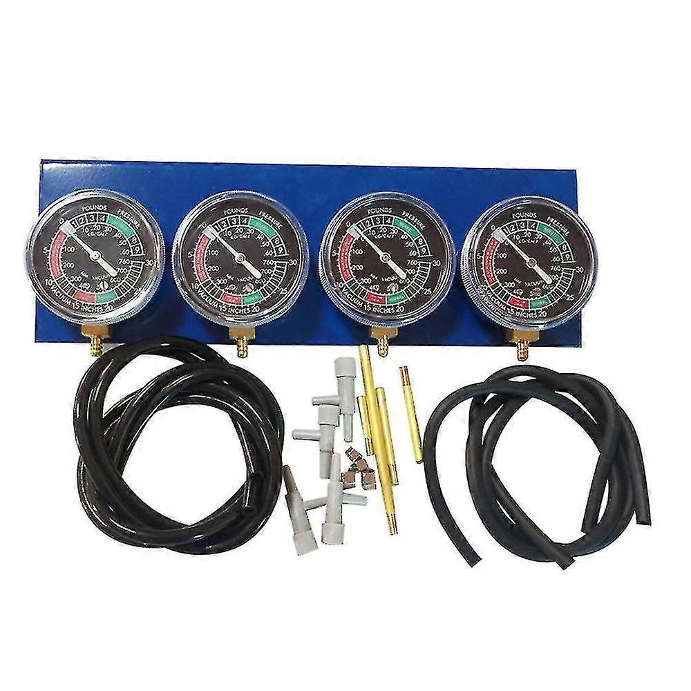 4 Zylinder Vergaser Synchronizer Kit Vakuummeter Balancer Sync Balancing Gauges für Motorrad Motorrad Kohlenhydrate