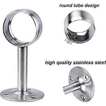 Staffe Da Soffitto Per Tende LIMITADA - 4 Pezzi In Lega Di Alluminio Con Viti E Gommini - Foto 2