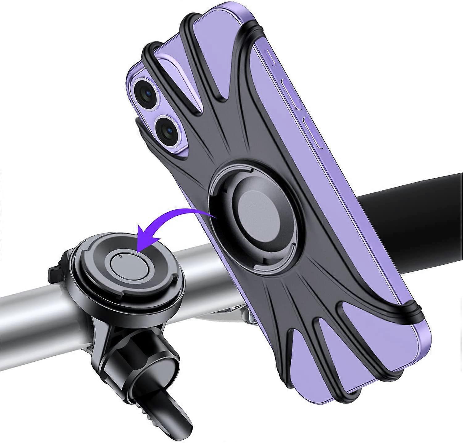 Bicycle mobile phone holder detachable 360 adjustable bicycle mobile phone holder