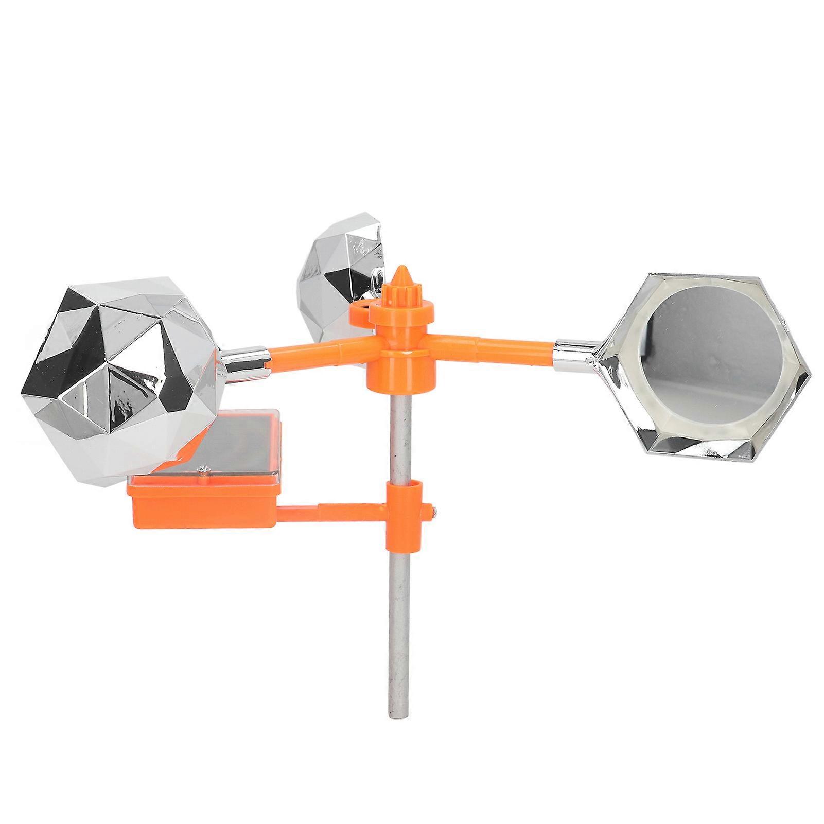 Solar Bird Repeller with 360 Rotating Flashing Light for Farm
