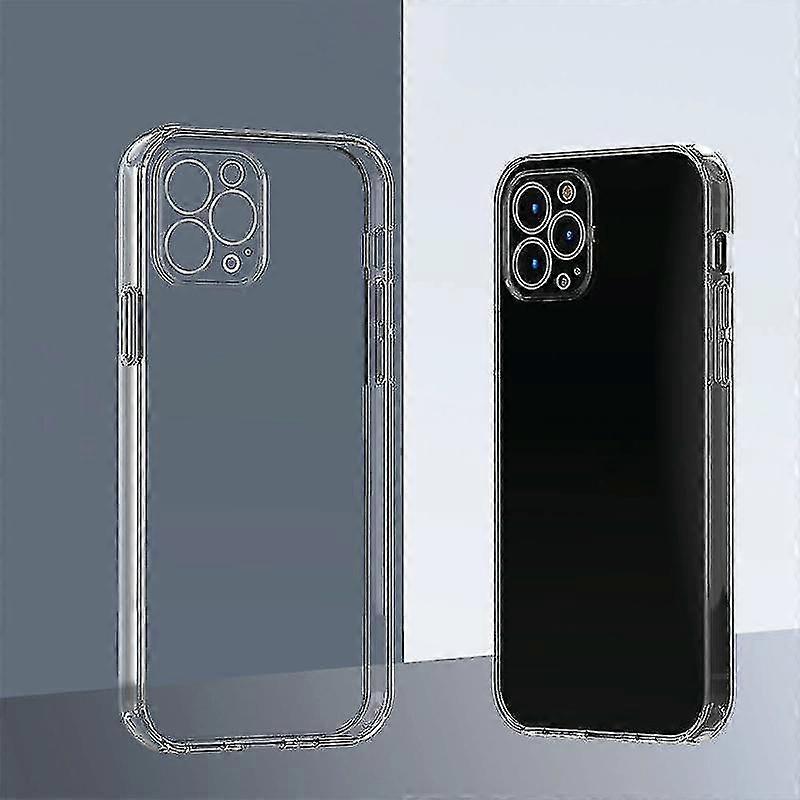 Acrylic Shock-proof Case For Iphone 12 (Transparent)