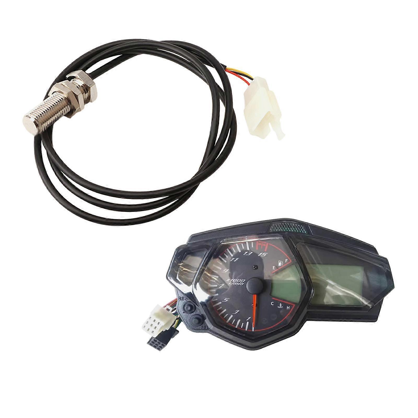 Motorcycle Speedometer Modification LCD Digital Gauge Instrument for Yamaha