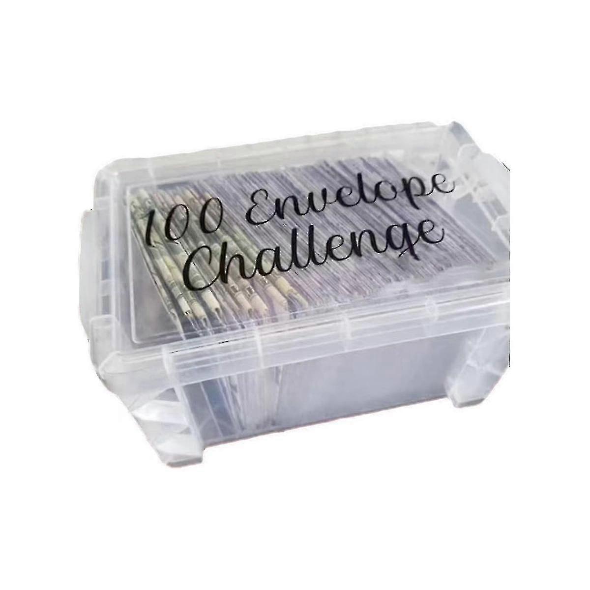 100 Envelope Challenge Box Set Easy And Fun Way To Save 10,000, 100 Envelopes Challenge Box-CE