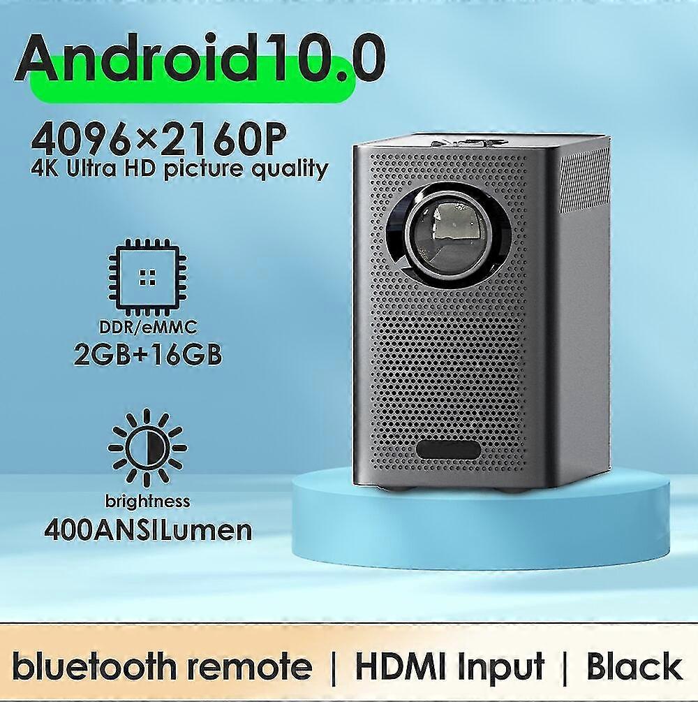 Projektor Android Wifi 4k Smart bærbar S30max projektor med wifi og Bluetooth Pocket utendørs 4k 9500l Android 10.0 projektor