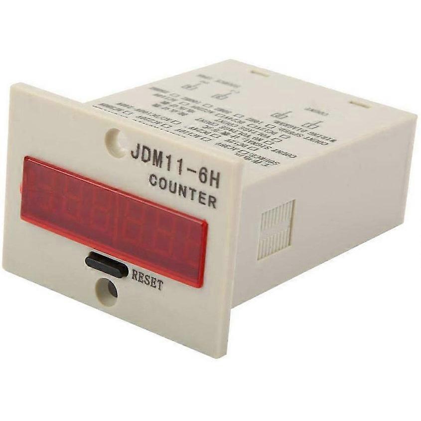 Electronic Counter Digital LED Counter Electronic Counter Jdm11-6h LED Display Panel Digital Counter Cumulative AC 220V