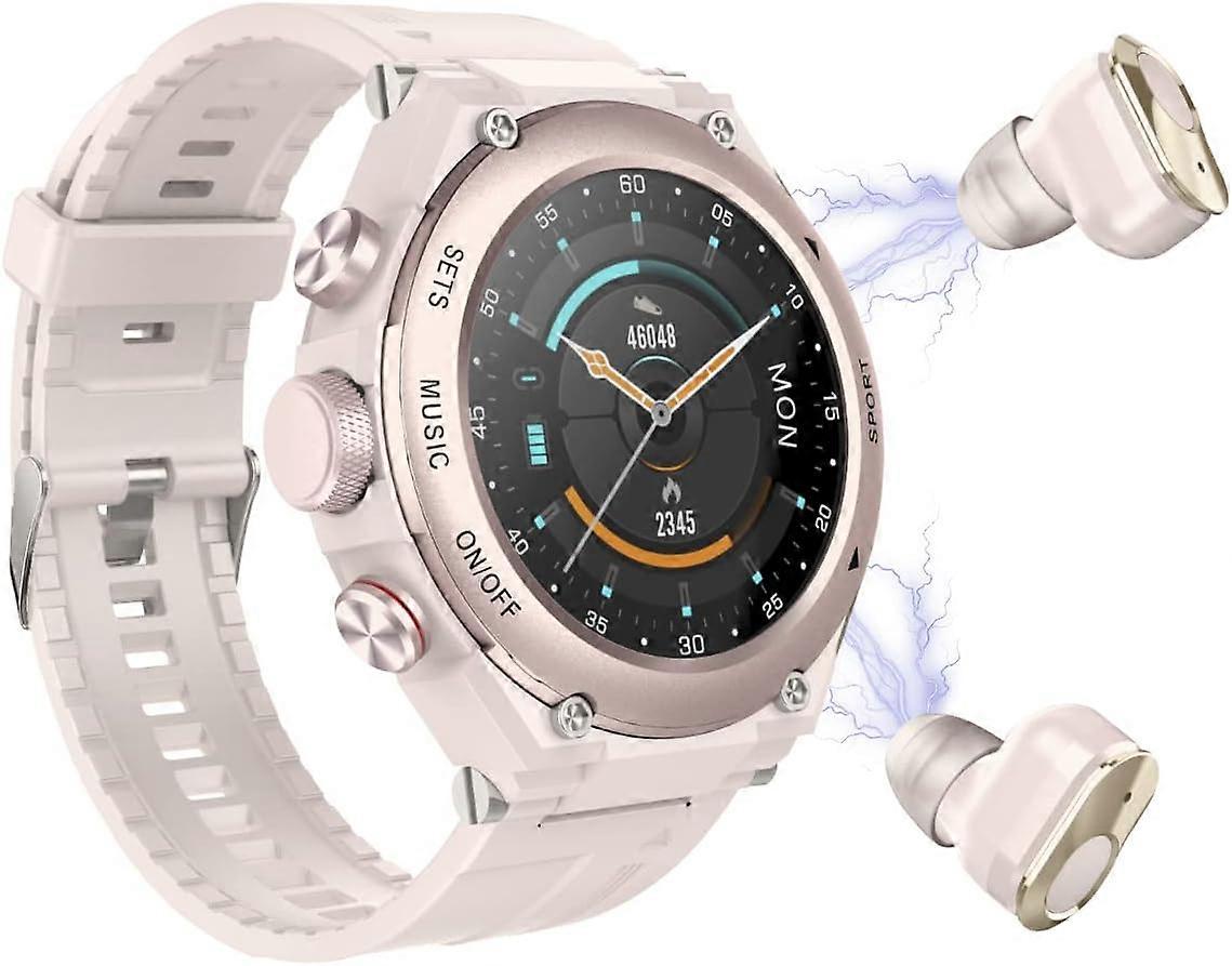 T92 Smart Watch With Earbuds Mp3 Bluetooth Headset 2 In 1 Smartwatch Built