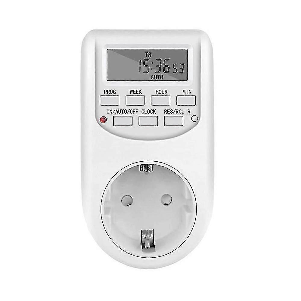 Electric Digital Socket With Timer Socket Timer Plug 220v Time Control Electrical Weekly Programmable Eu Plug