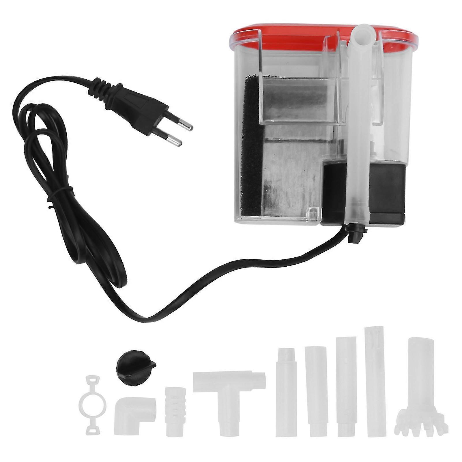 Small Fish Tank Plug-In Filter with Oil Film Treatment - EU Plug 220V