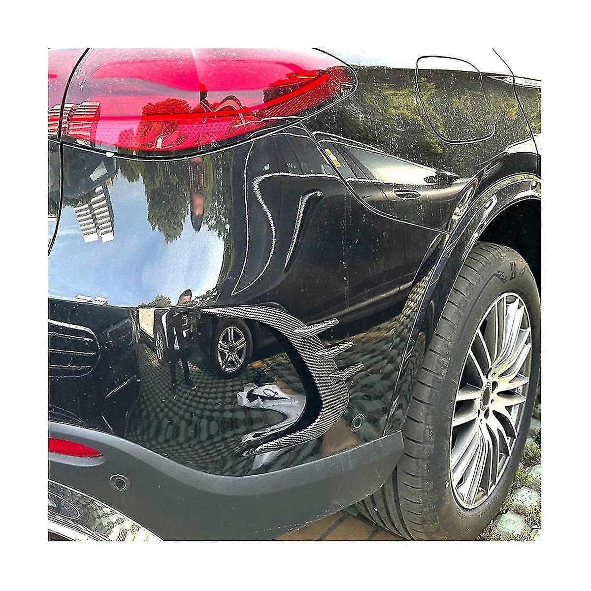 Car Rear Bumper Diffuser Splitter Spoiler Body Kit For Glc Class X254 2023+ Glc260 Glc300 (carbon )