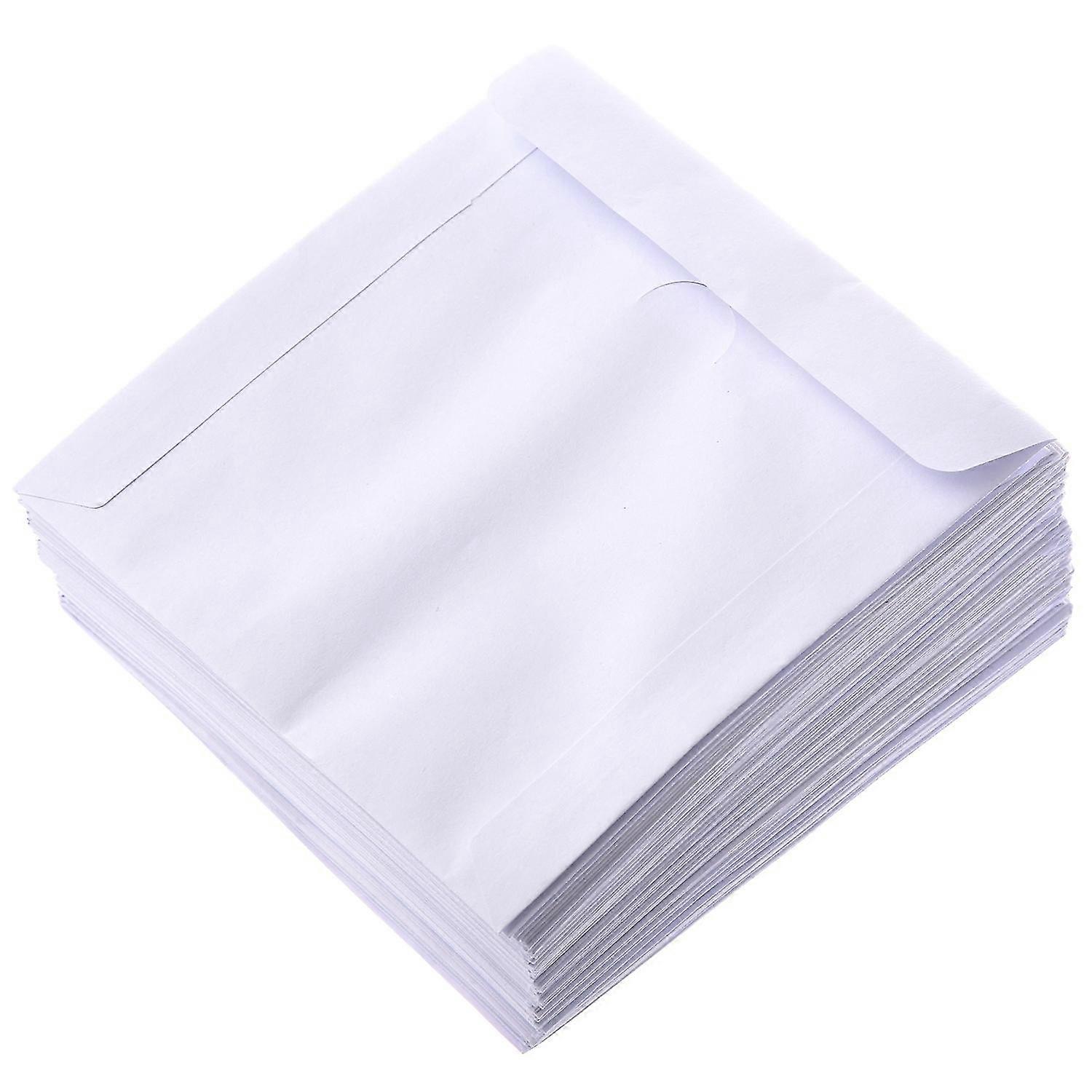 100 Paper Cd Sleeves With Window & Flap