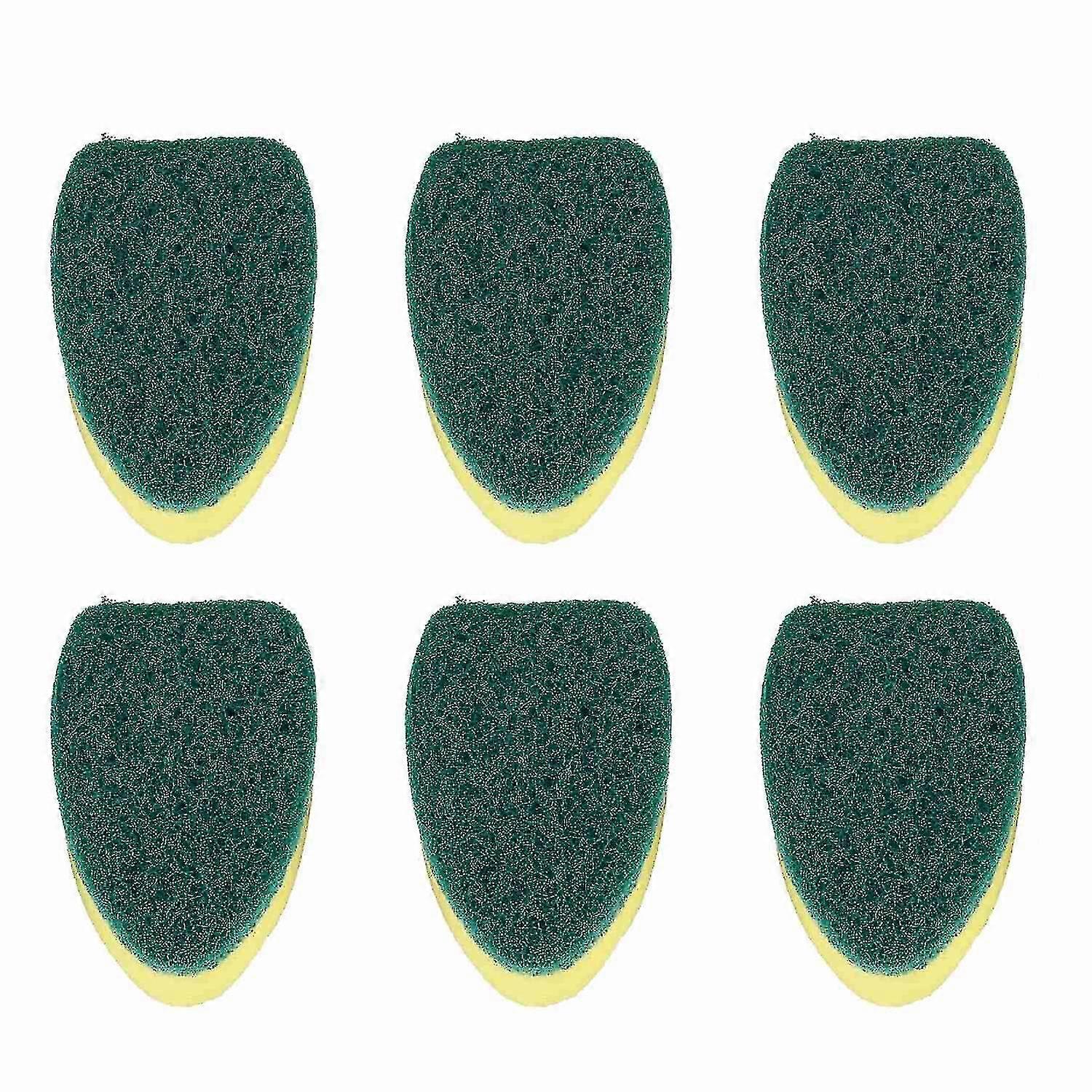 6 Pack Dish Wand Refills Sponge Heads, Compatible With Kitchen Cleaning Brush
