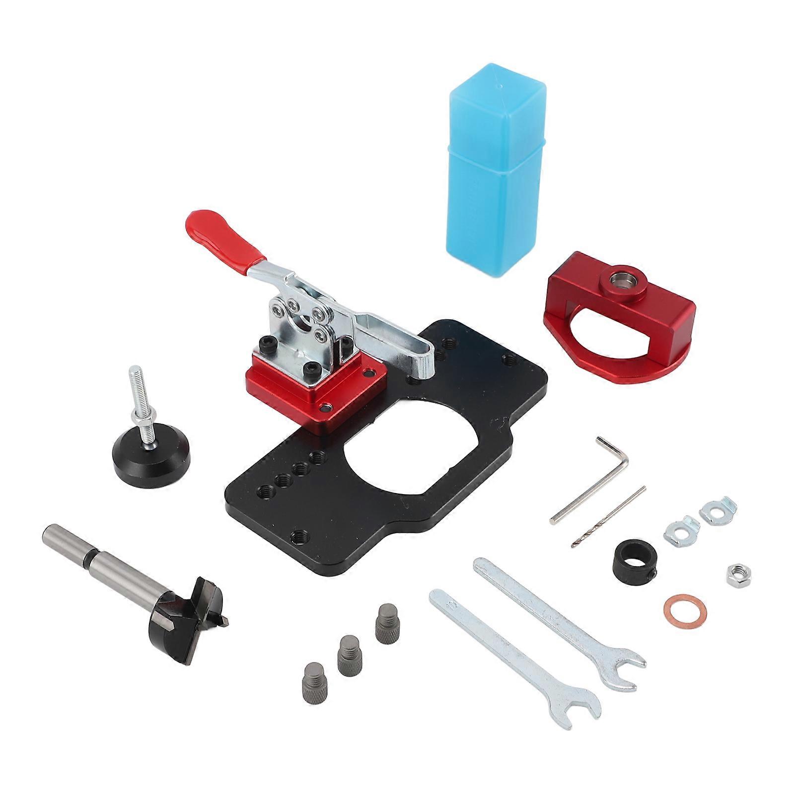 المفصلي تهزهز الحفر هول الناخس 35 ملليمتر النجارة مجلس الوزراء الباب لوحة الحفر دليل لكمة محدد سبائك الألومنيوم فتاحة ثقب