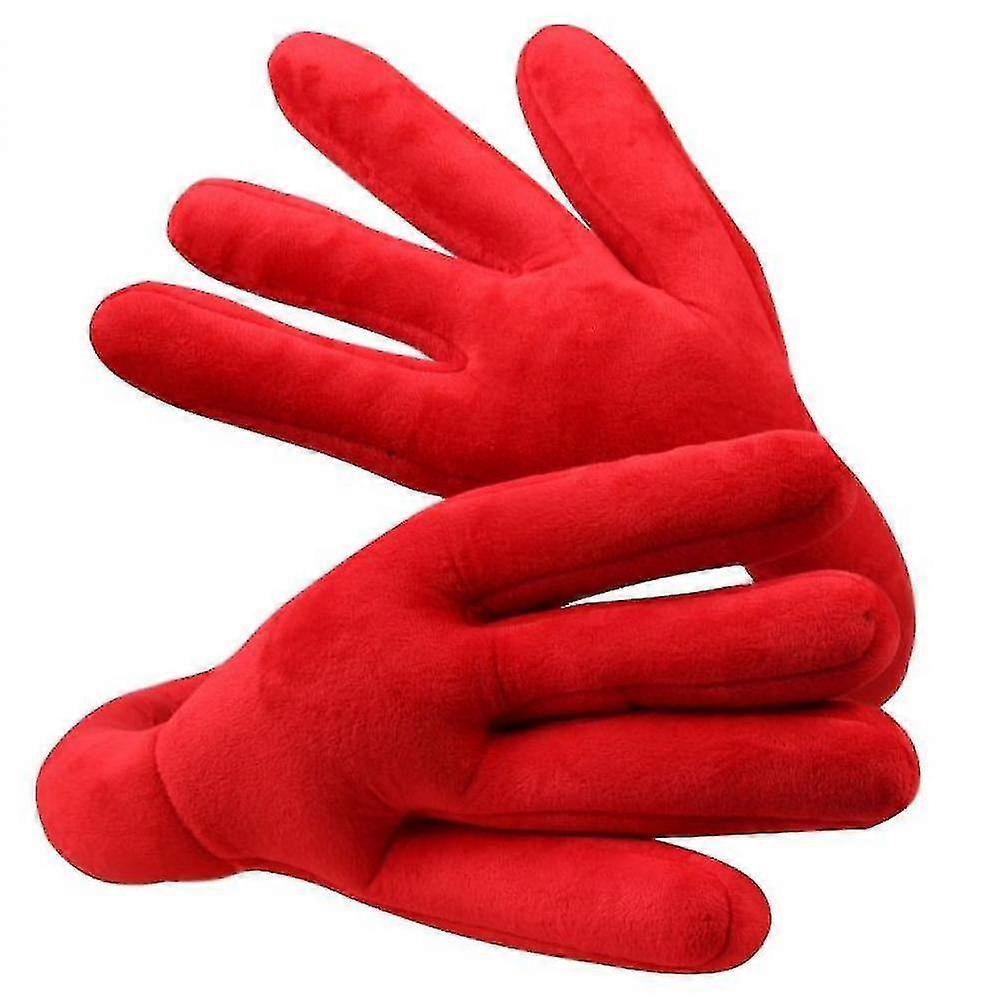 Portable Hand Shape Travel Headrest - Neck Perfect Support Pillow(red)