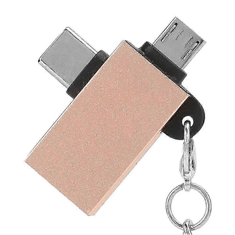 USB OTG Adapter 2 In-1 with USB 3.0 and Type C Converter for Android - 2PCS