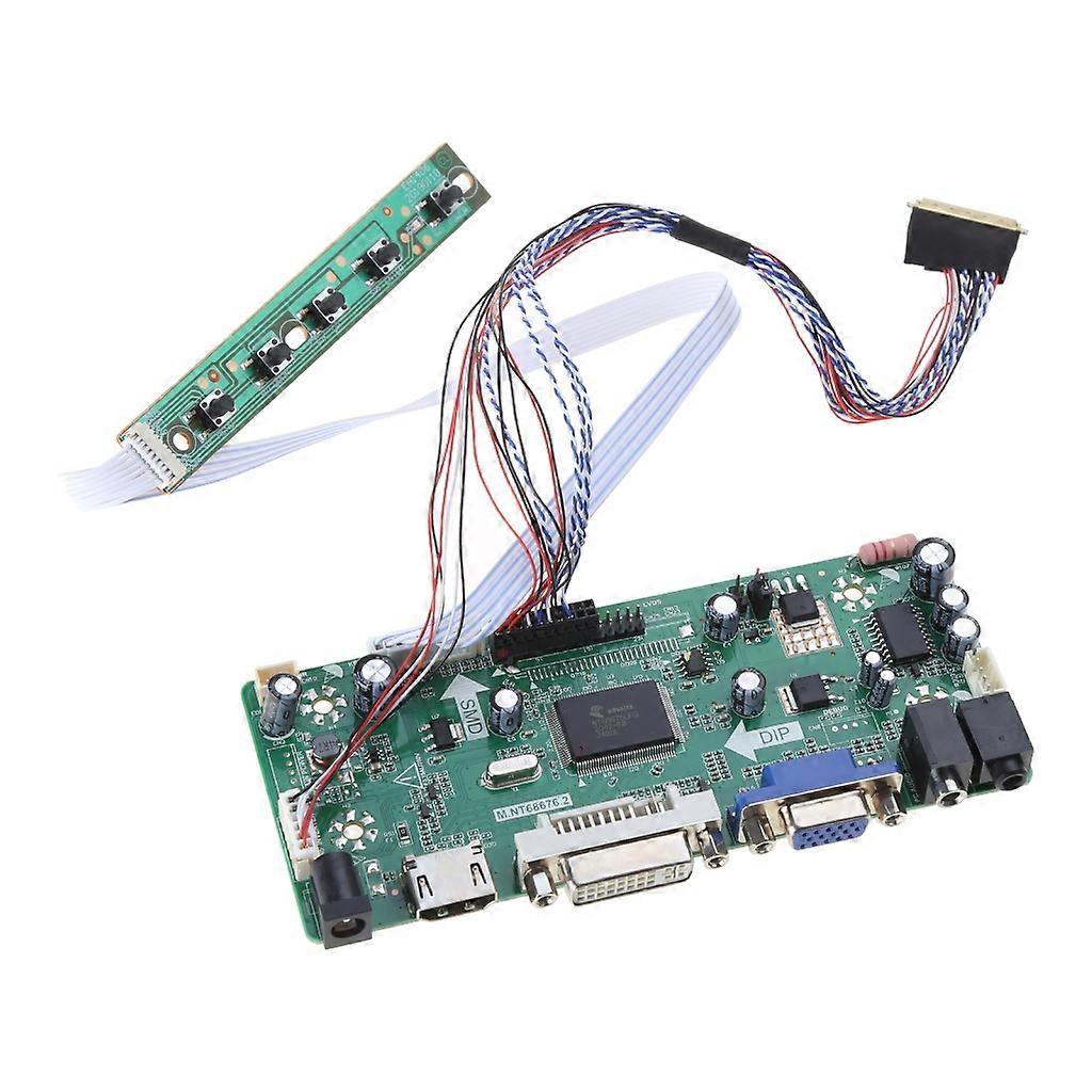 Professional LCD Controller Board 12V/2A-4A 10"-17.3" Universal 1080p DVI VGA