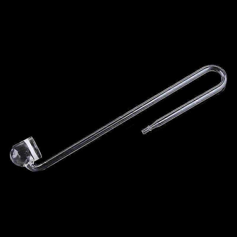 Glass CO2 Diffuser Transparent Atomizer for Aquarium Plants U-Shape R-Shape