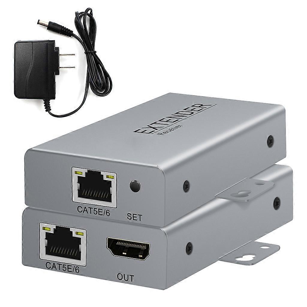 RJ45 4K HDMI-compatible Extender Transmitter 50m Power Over Ethernet Cat6/5e