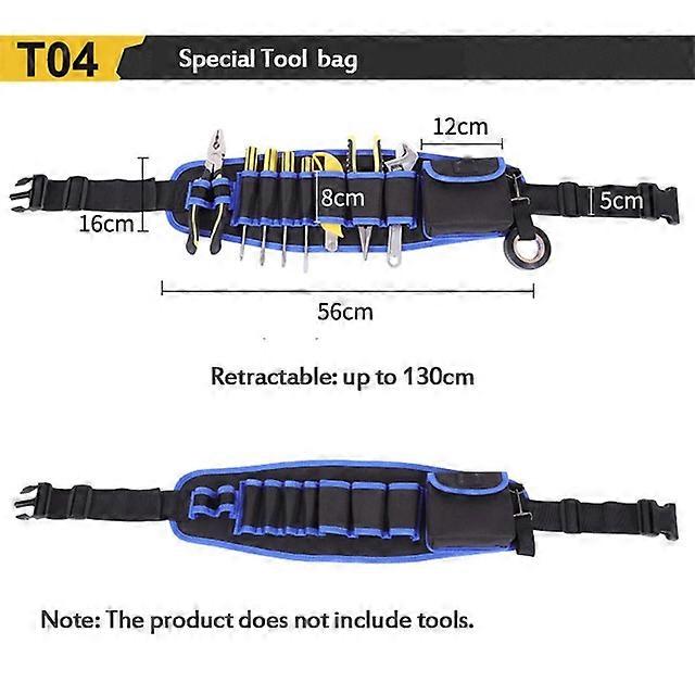 Electrician Tool Tool Bags Belt Bag Repair Bag Oxford Cloth Hardware Tool Pocket Multi-function Waist Pack Repair Tool Storage Bag