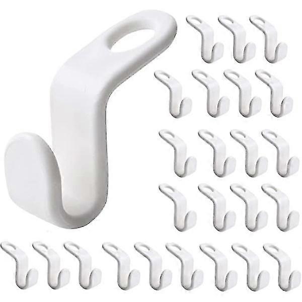 Connection hooks for plastic hangers White 50-Pack