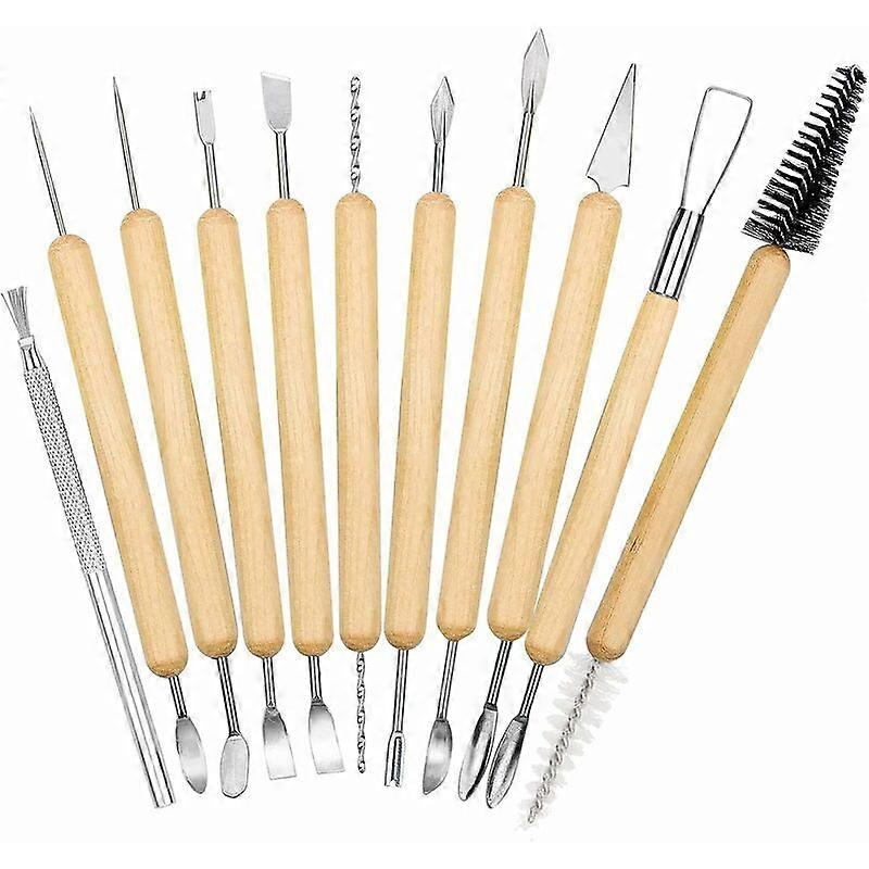 Dww-11pcs Pottery Tool Ceramic Clay Sculpting Tools Clay Modeling Tools