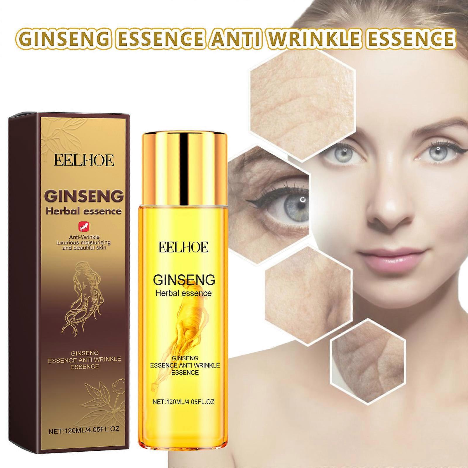 Ginseng Anti-Wrinkle Essence Toner, Ginseng Herbal Essence, Ginseng Gold Polypeptide Anti-Aging Essence, Anti-Wrinkle Ginseng Serum