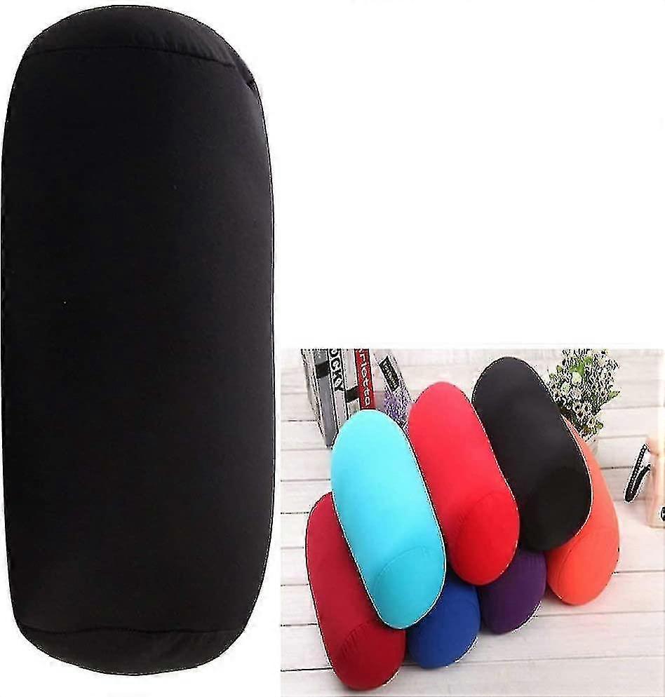 Neck Microbeads Pillow Travel Pillow Travel Cap Bolster Pillow Case Roll Cushion