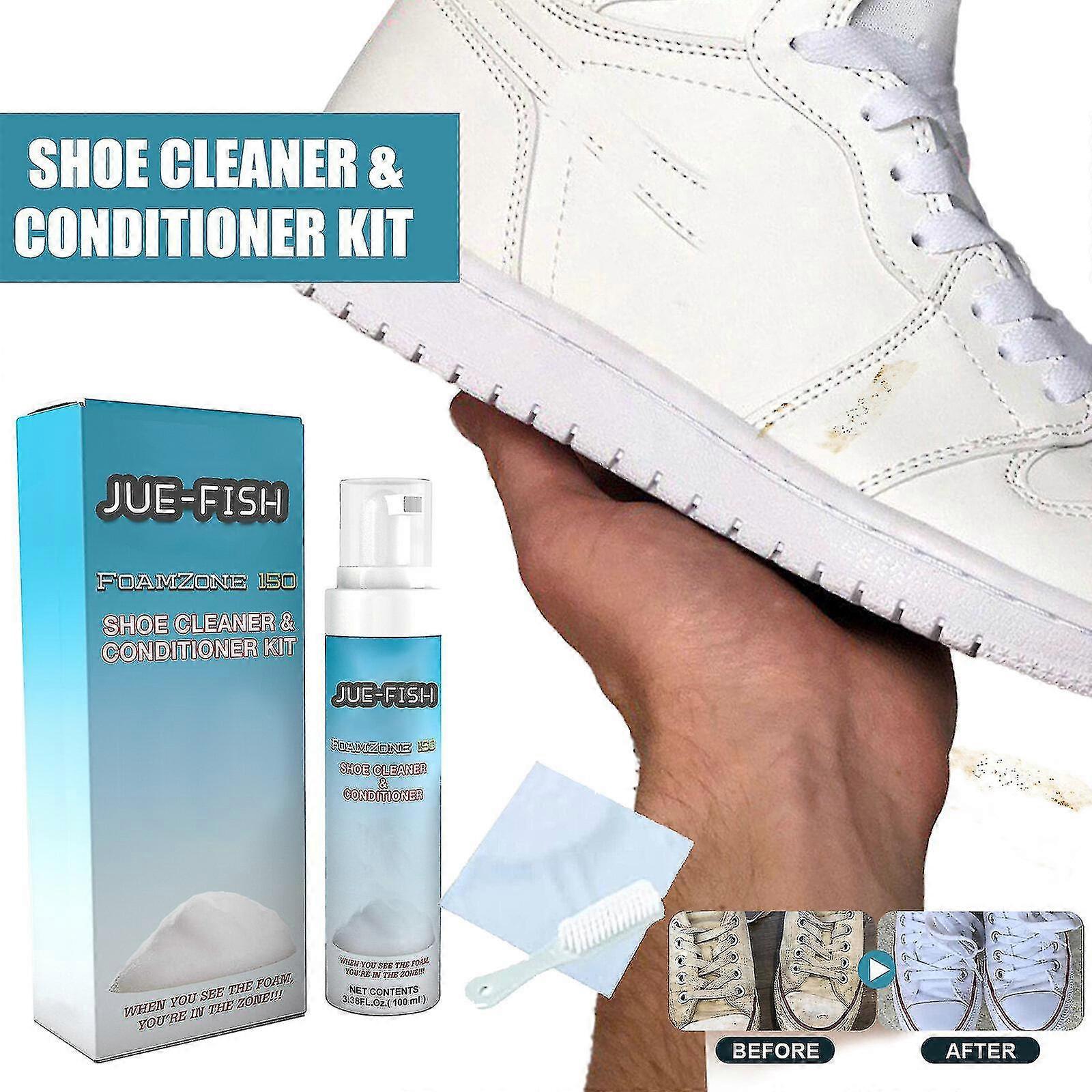 خصم 50٪ ، منظف أحذية Fz150 ، منظف أحذية ، طقم مكيف 100 مل لتنظيف الأحذية الرياضية