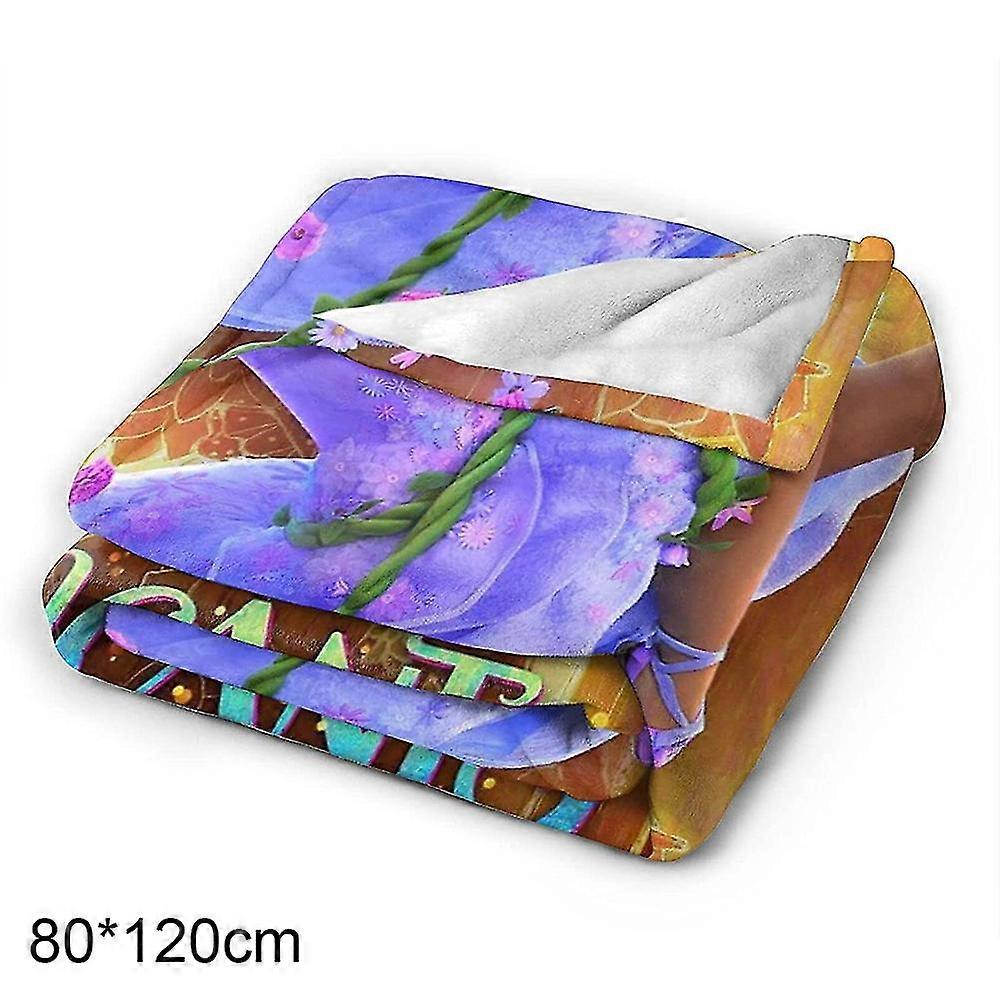 Flannel Blanket Bedroom Sofa Cartoon Theme Plush Plush Thermal Blanket