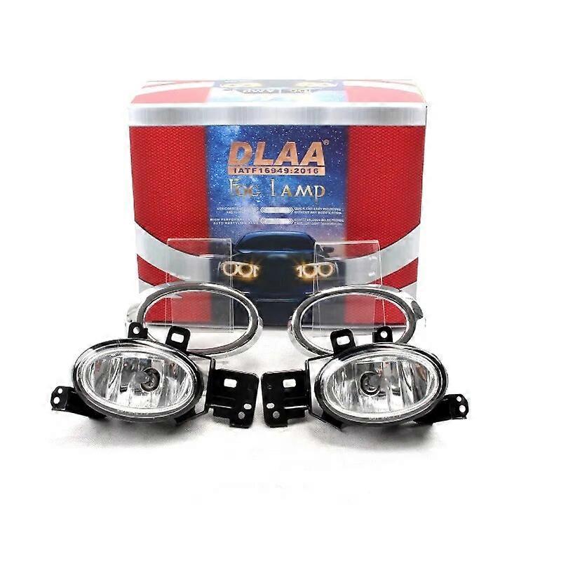 2PCS Car LED Fog Light For Honda Accord 2014 2015 Replacment Front Bumper Fog Lights Lamp Wiring Switch Set