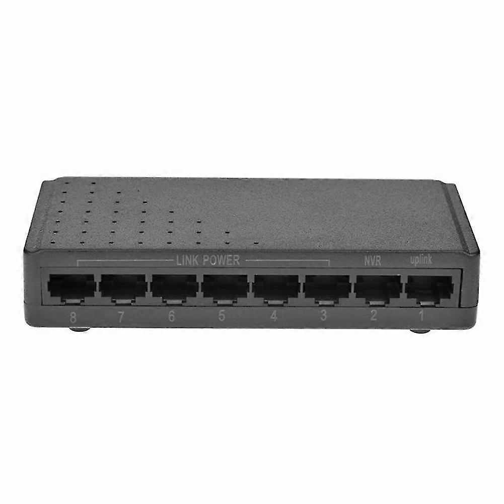 8 Ports 6+2 Poe Switch Injector Power Over Rj45 Ethernet Family Network System 10/100m For Cameras Without Power Adapter