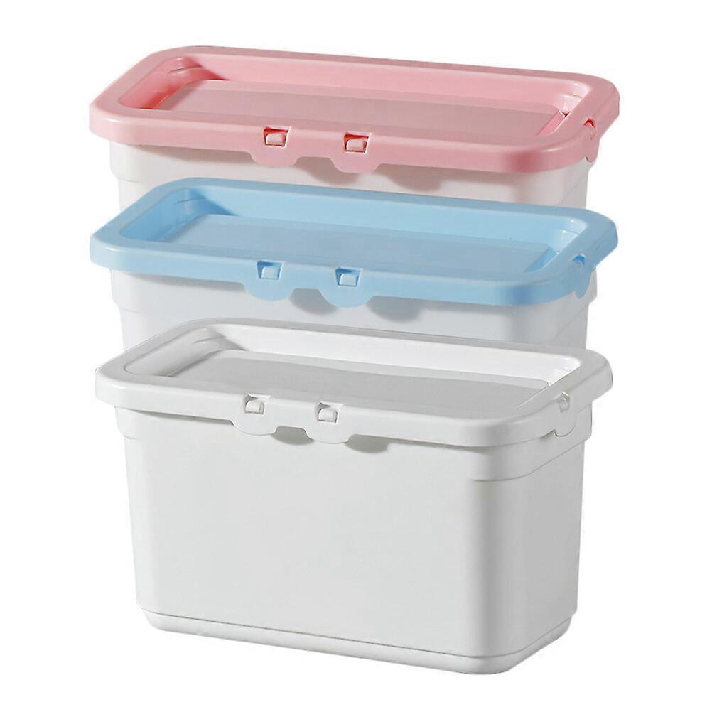 3 stk Klesvask Pod Box Vask Container Klesvask Perler Beholdere med lokk