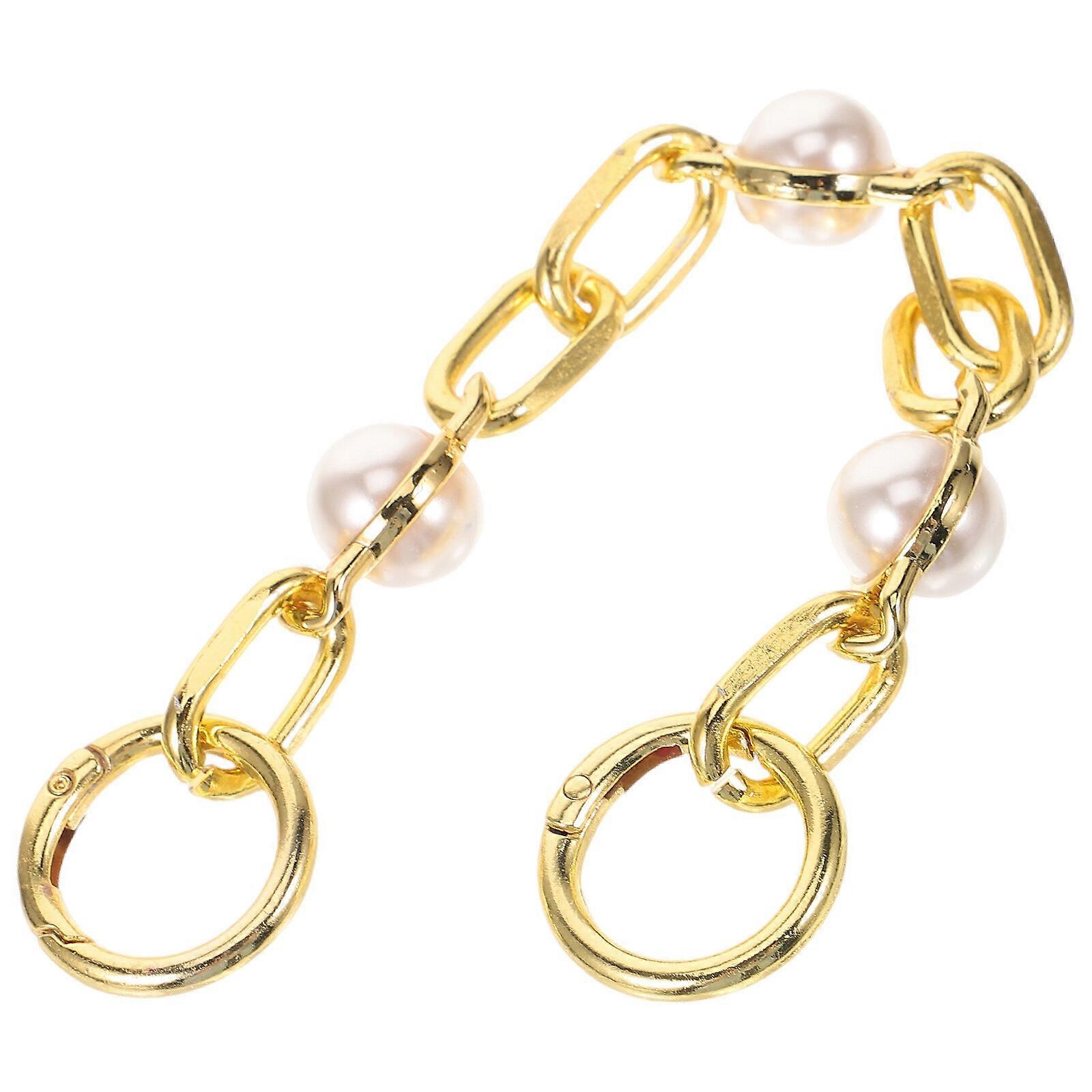 Pearl Bag Extension Chain Versatile Shoulder Bag Extender Purse Strap Extender