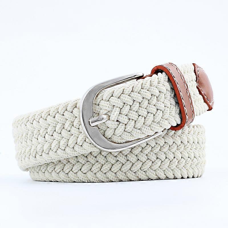 Elastic Adjustable Waistband Canvas Knit Belt Anti-allergy Waistband