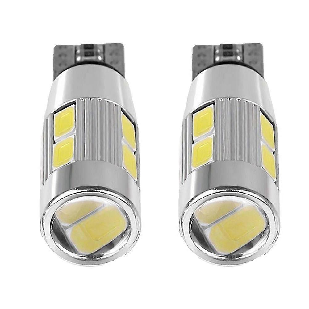 2Pcs T10 W5W 5630 10LED Canbus No Error Auto Car Side Wedge Width Light Bulb
