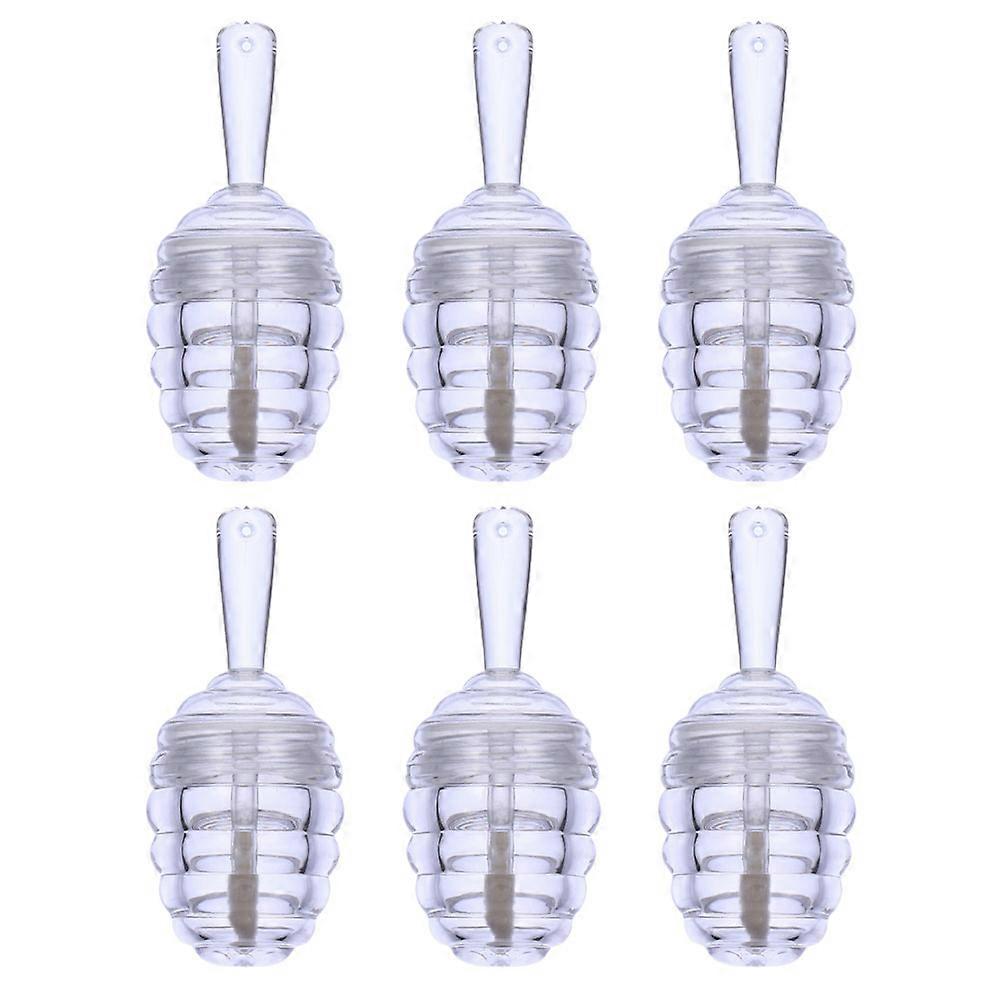 6pcs Empty Lip Gloss Tubes Honeycomb Lipstick Tubes Lip Balm Container