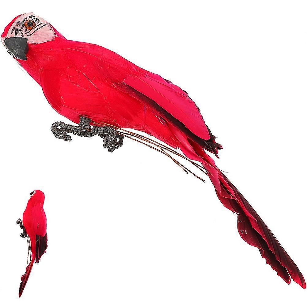 Artificial Bird Simulation Parrot Ornament Vivid Parrot Model Decoration