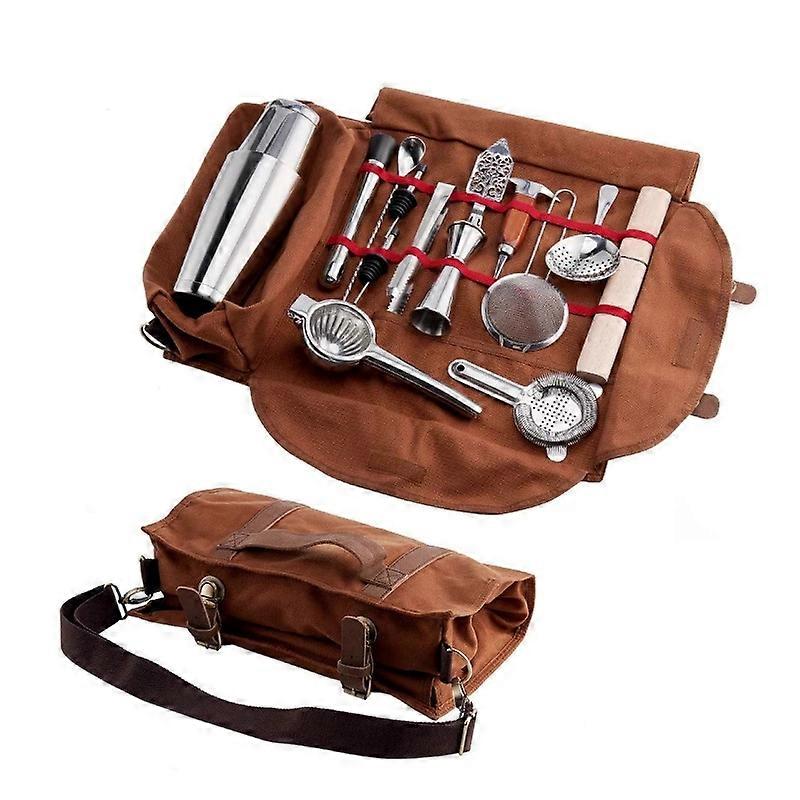 Bar Bartender Carrying Bag Creative Bartender Canvas Toolkit Pack Bar Tools