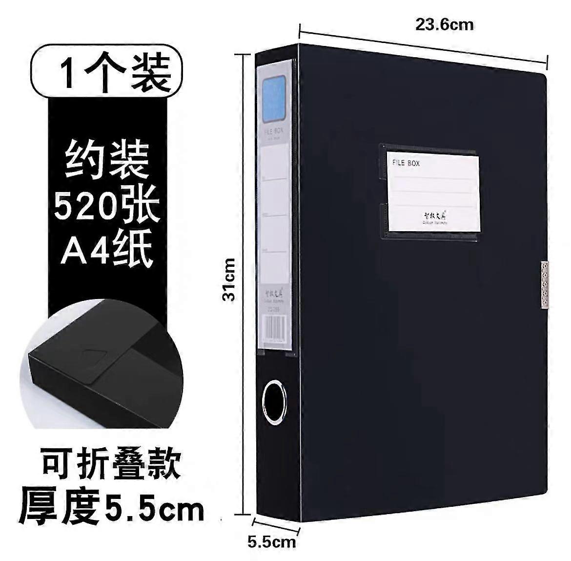 A4 Plastic Storage Clipboard File Box Case Document File Folder Clipboard Office