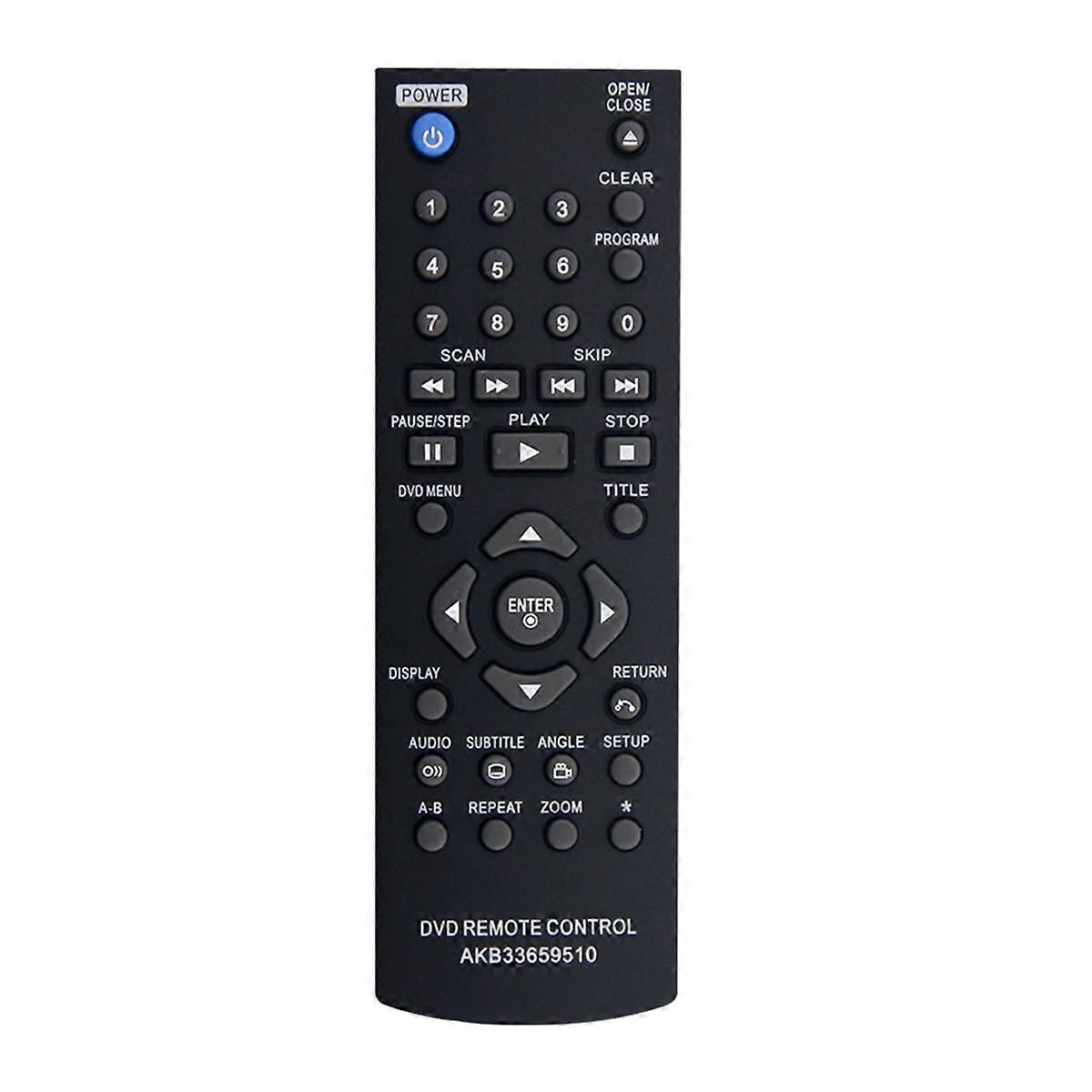 Remote Control AKB33659510 Replace for DVD Player DP122 DP520 DP522 DP930 DP932 DVX440 DVX352 DVX380 DVX390 DVX550