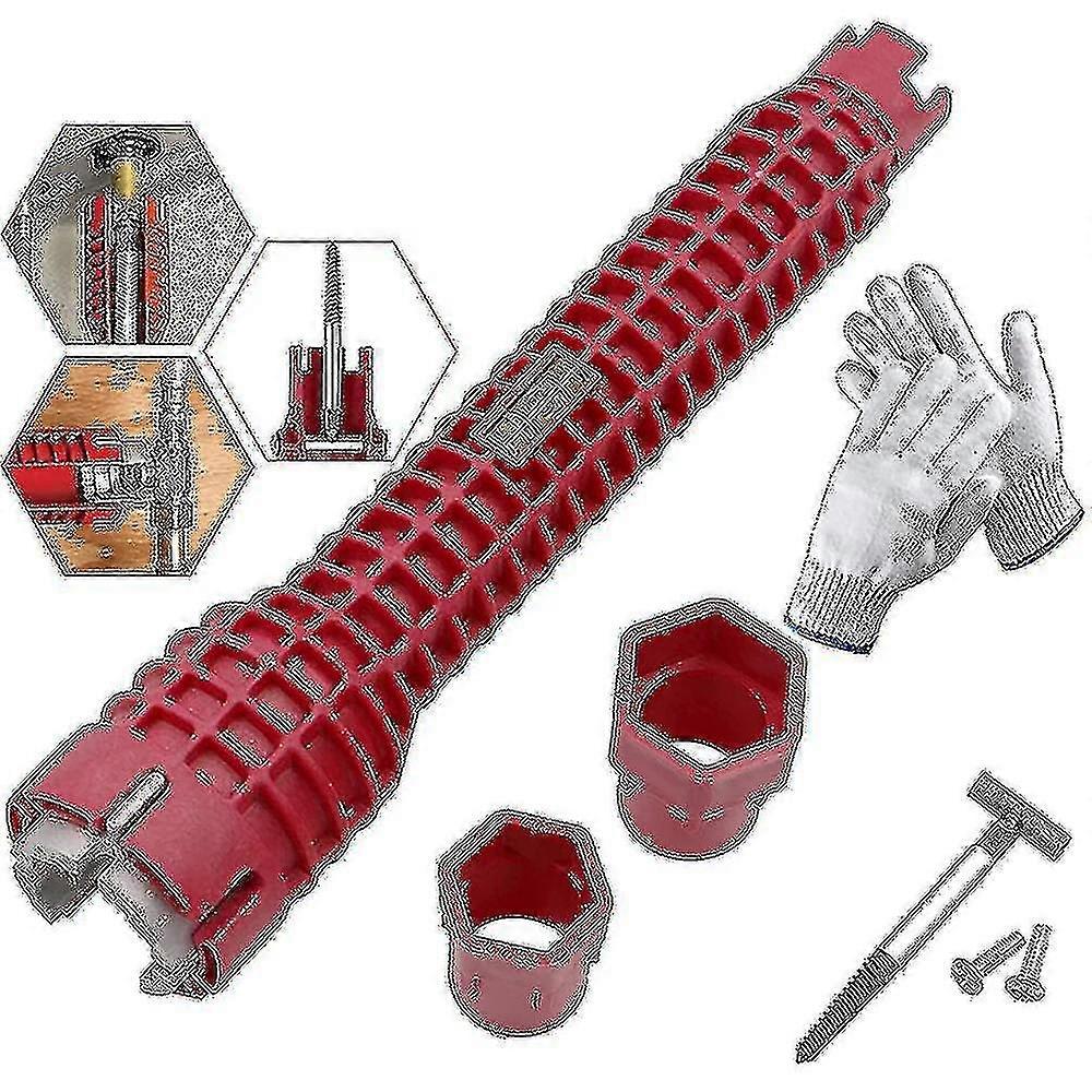 8 In 1 Faucet Sink Installer Multi Purpose Wrench Tool Plumbing Pipe Wrench