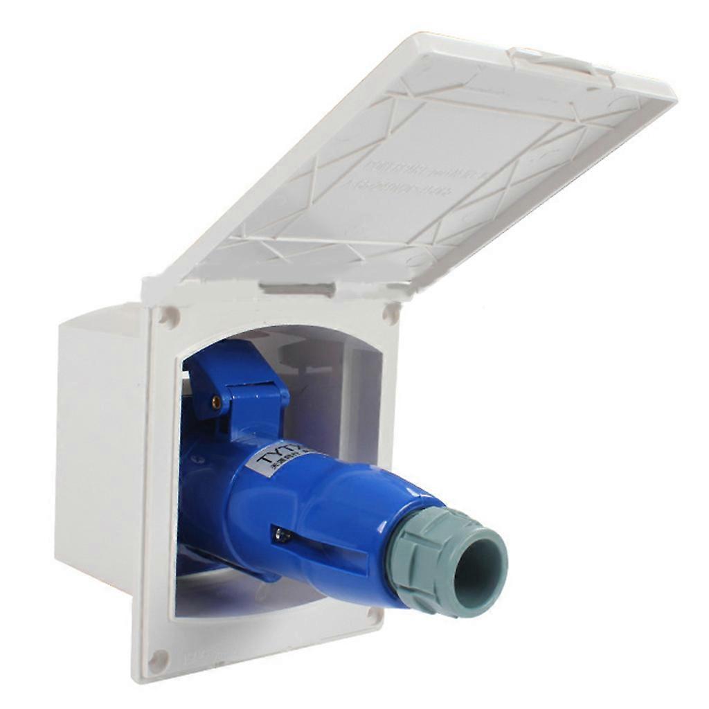 Universal Caravan Power Outlet Supplies Waterproof Flush Inlet Socket 16/32A