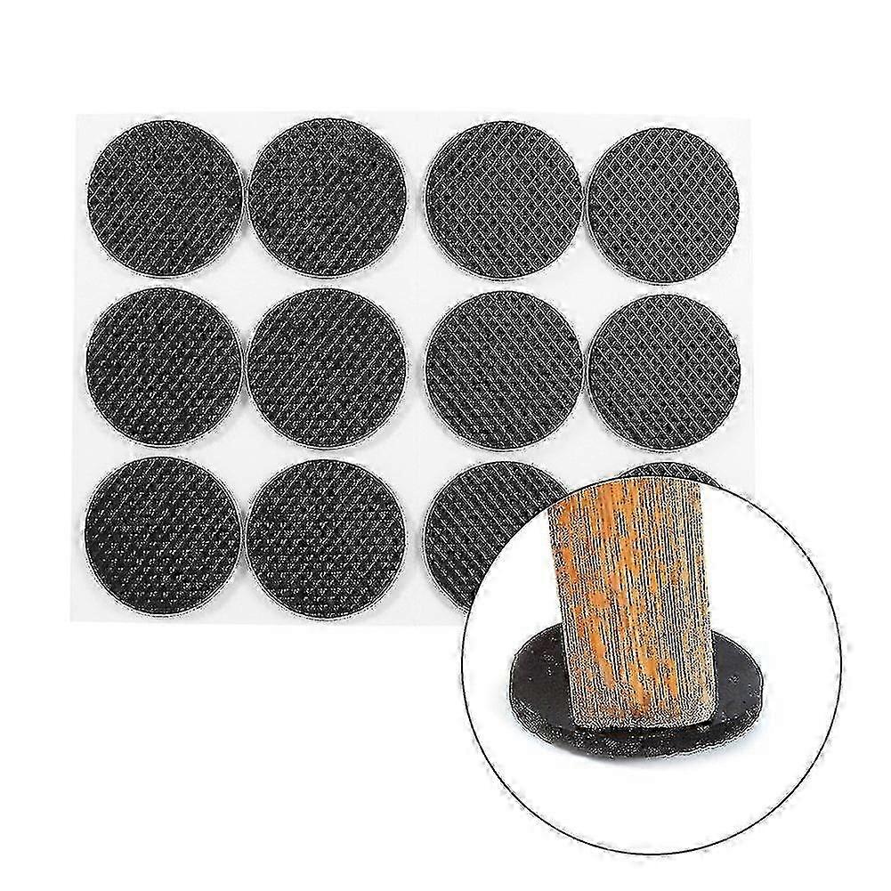Sklisikre selvklebende gummiføtter Svart Funitur Stolputer Protector Gulvbeskyttere - JA