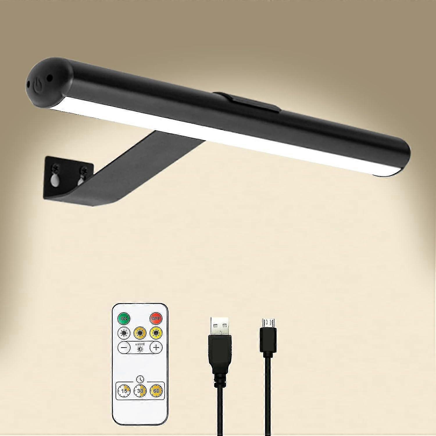 Wireless Led Picture Light With Remote - Rechargeable 300 Lumens Highlight For Art Display s202412243185