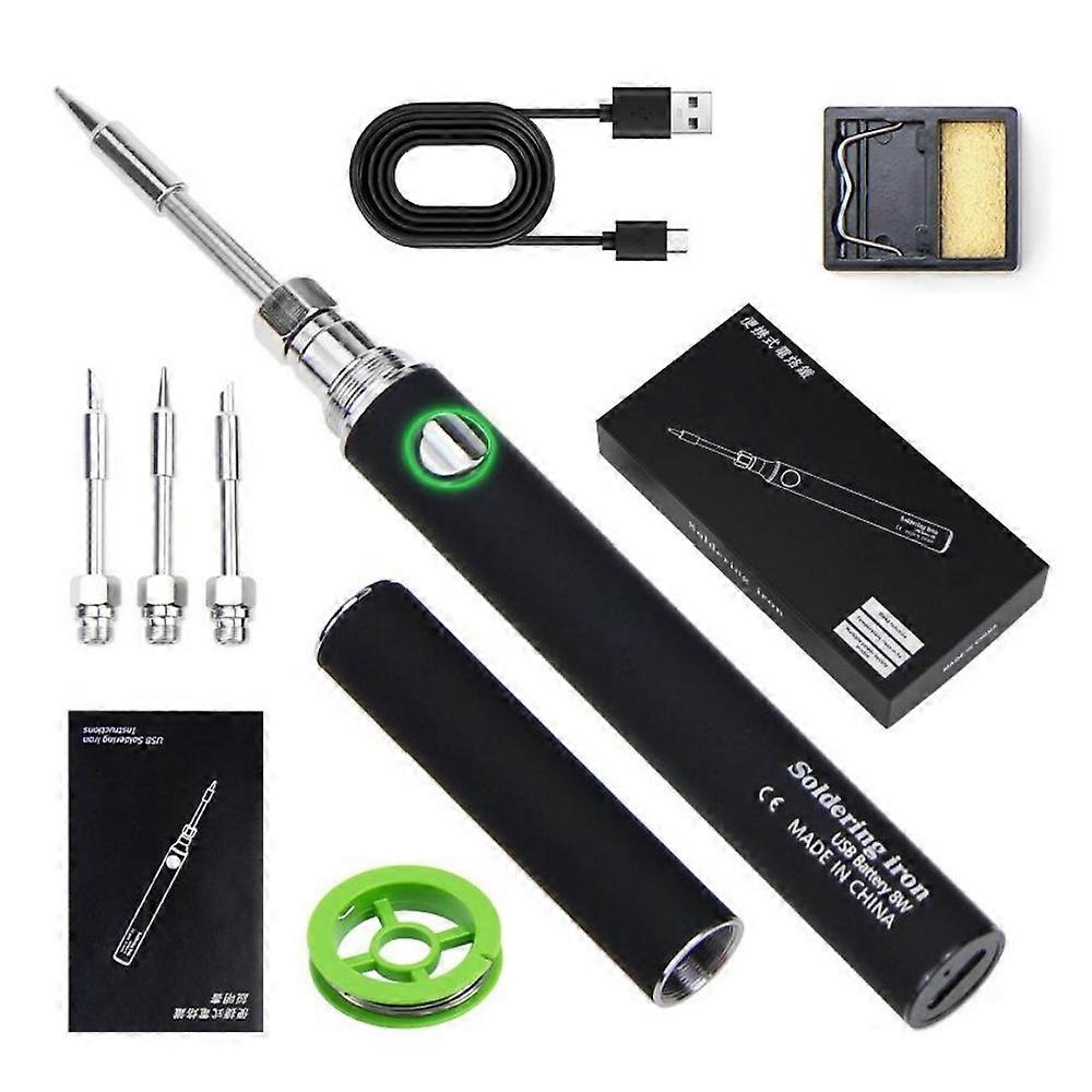 Kit de fer à souder portable sans fil, stylo à souder rechargeable avec pointe de fer